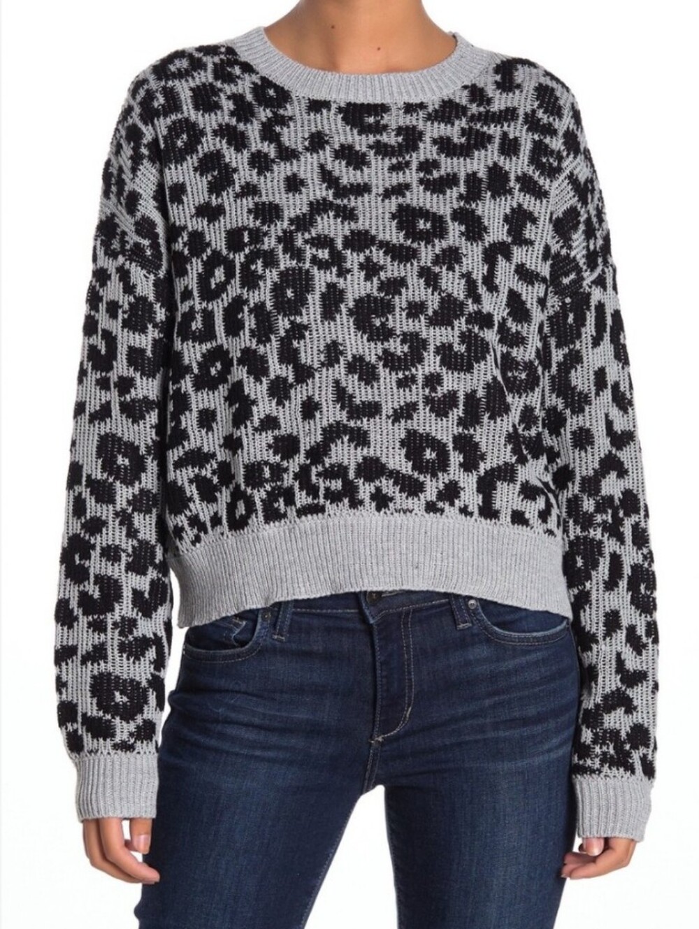 John & Jenn Leopard Print Sweater